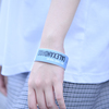 Ticket Rubber Wrist Band(Blue)