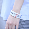 Ticket Rubber Wrist Band(Blue)