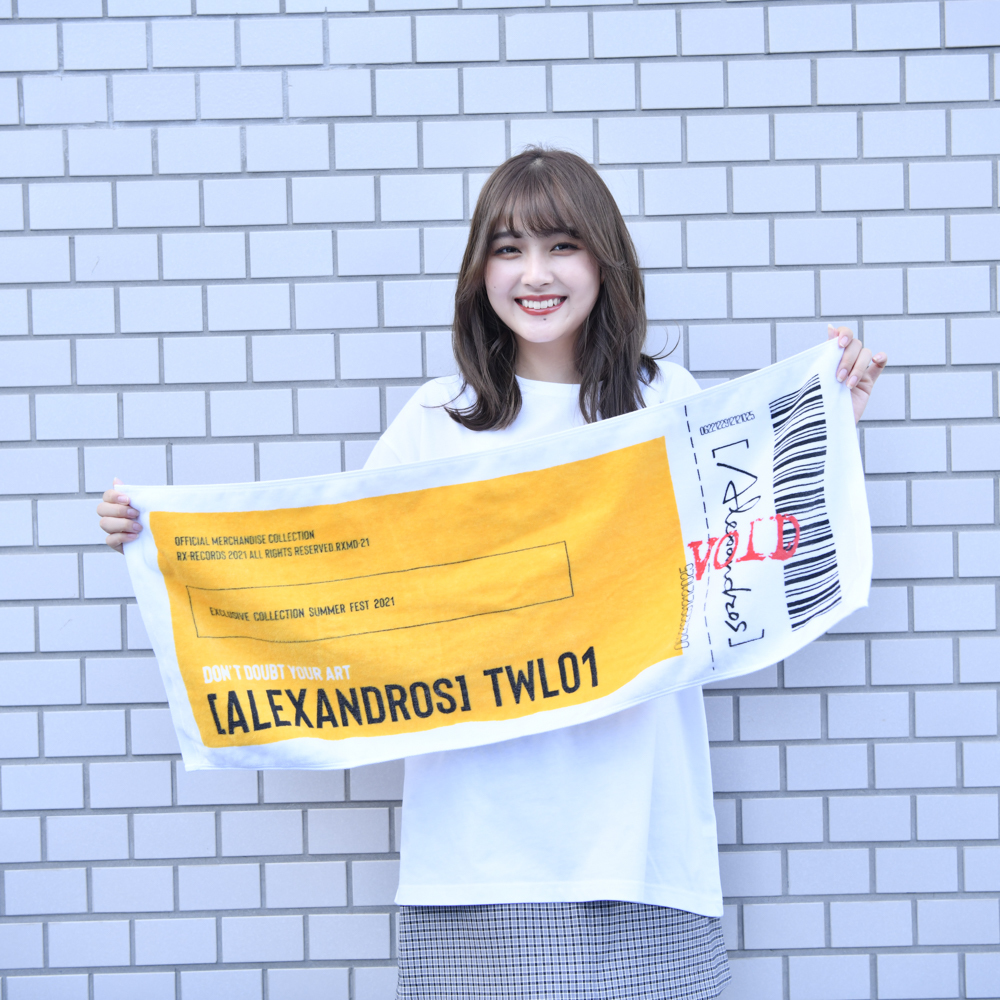 Ticket Face Towel(Yellow)
