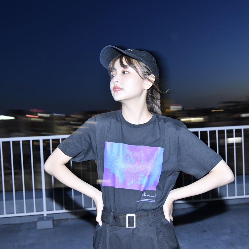 Inverted Photo T-shirt(Black)