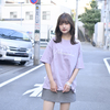 Logo Oversized T-Shirt(Smokey Purple)