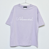 Logo Oversized T-Shirt(Smokey Purple)