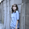 Logo Oversized T-Shirt(Acid Blue)