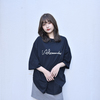 Logo Oversized T-Shirt(Black)