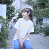 Vintage Style T-Shirt(Natural×Yellow)