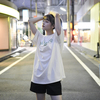 Vintage Style T-Shirt(Natural×Green)