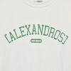 Vintage Style T-Shirt(Natural×Green)