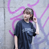 Vintage Style T-Shirt(Black×White)