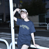 Vintage Style T-Shirt(Black×Yellow)