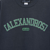 Vintage Style T-Shirt(Black×Green)