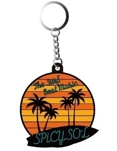【SALE】Sunset Rubber Key Ring