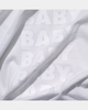 BABYBABY Long Sleeve T-Shirt(白ボディ×白プリント)