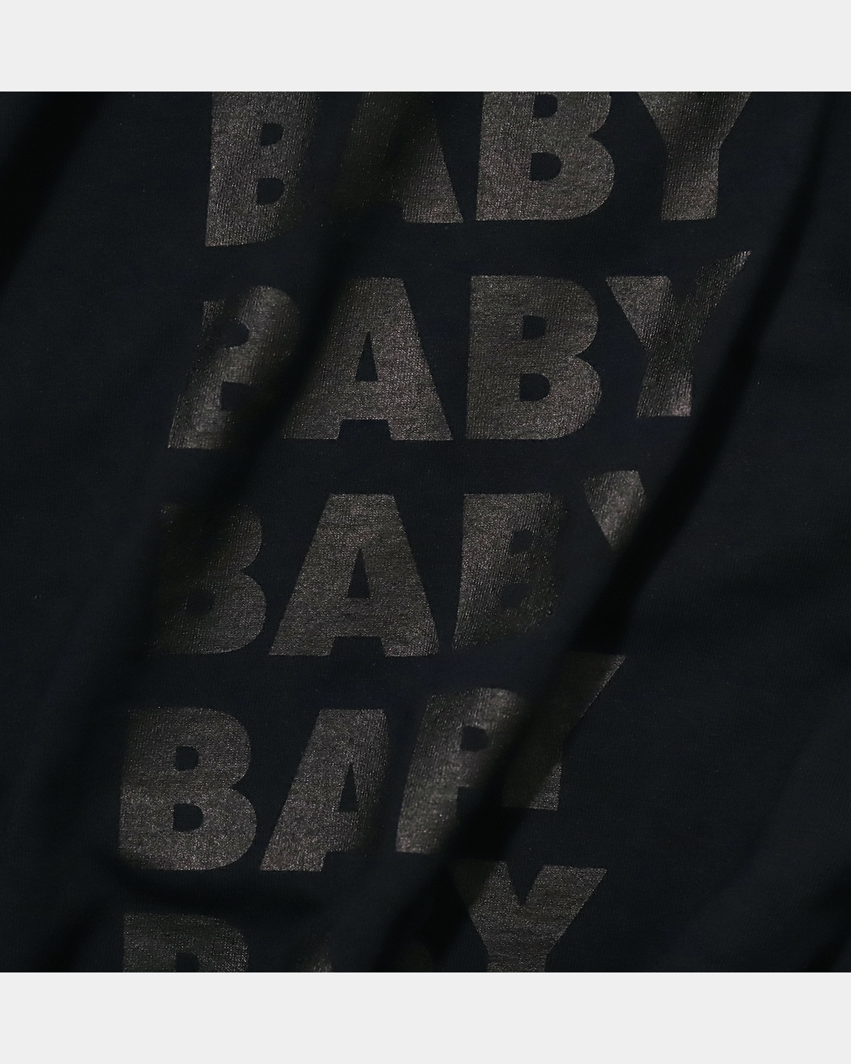BABYBABY  Long Sleeve T-Shirt（黒ボディ×黒プリント）
