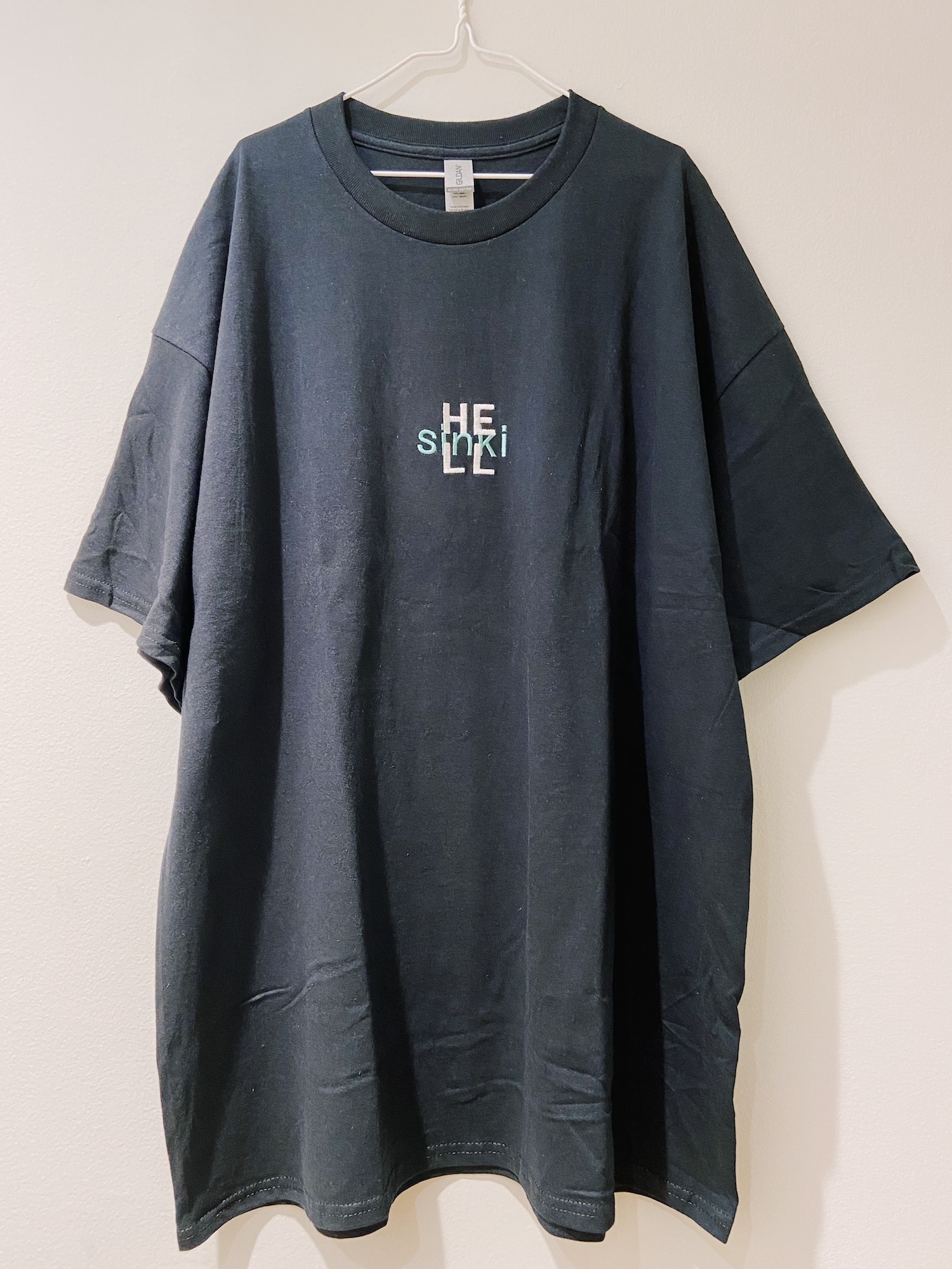 HELL sinki TEE Green logo ver.(black・Short Sleeve)