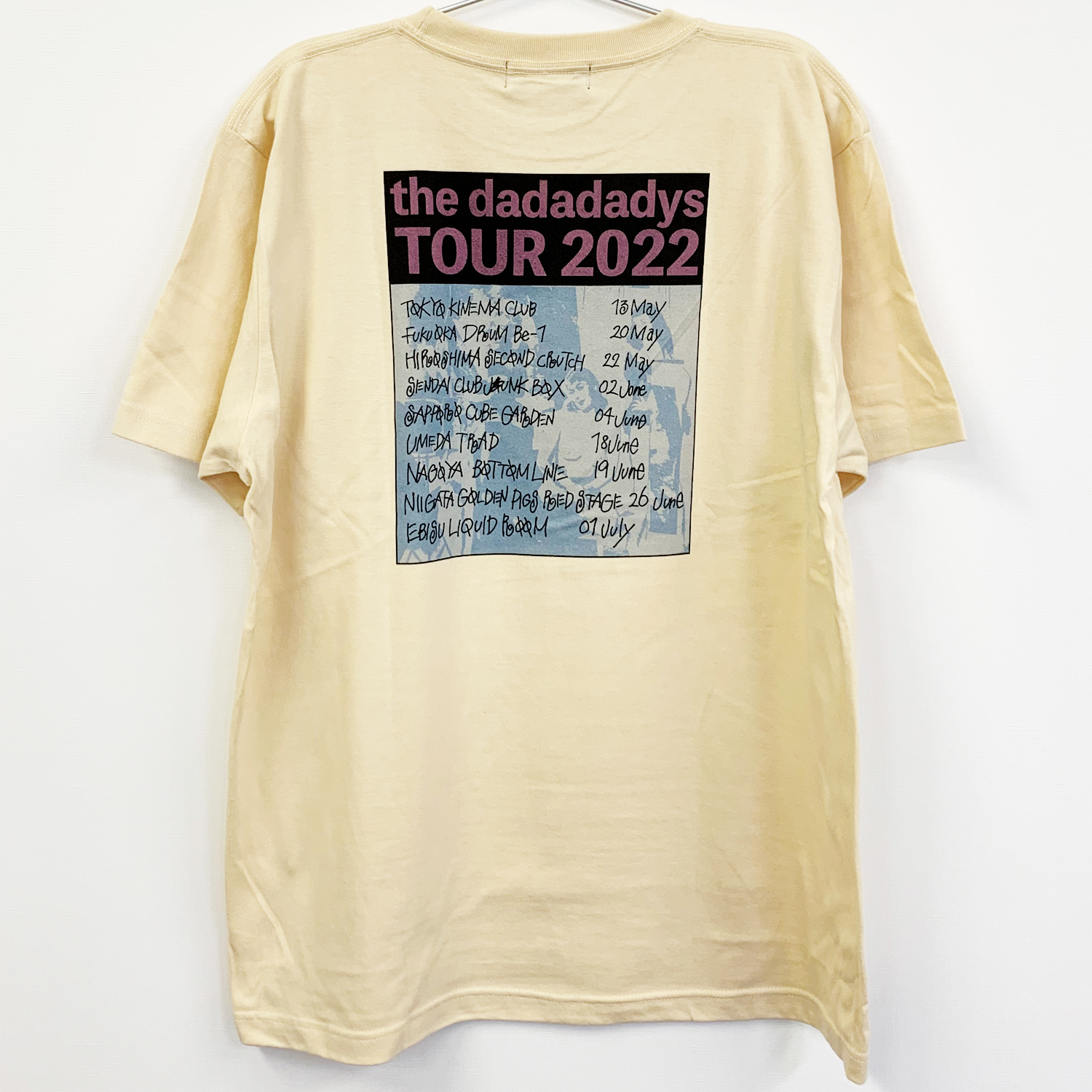 the dadadadys TOUR 2022 Tee(ナチュラル)