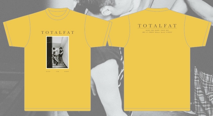 SALE】BAND FOR HAPPY Tour 2022 ファイナルTシャツ（カナリア