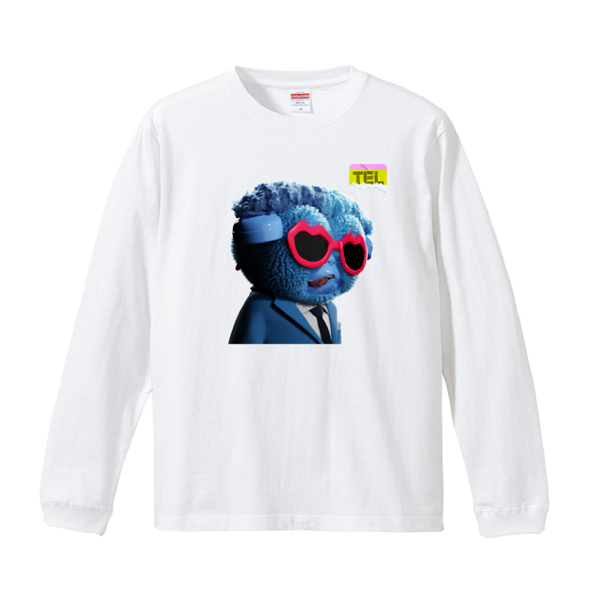 テレムリン (blue) Long Sleeve T-shirt (ホワイト)