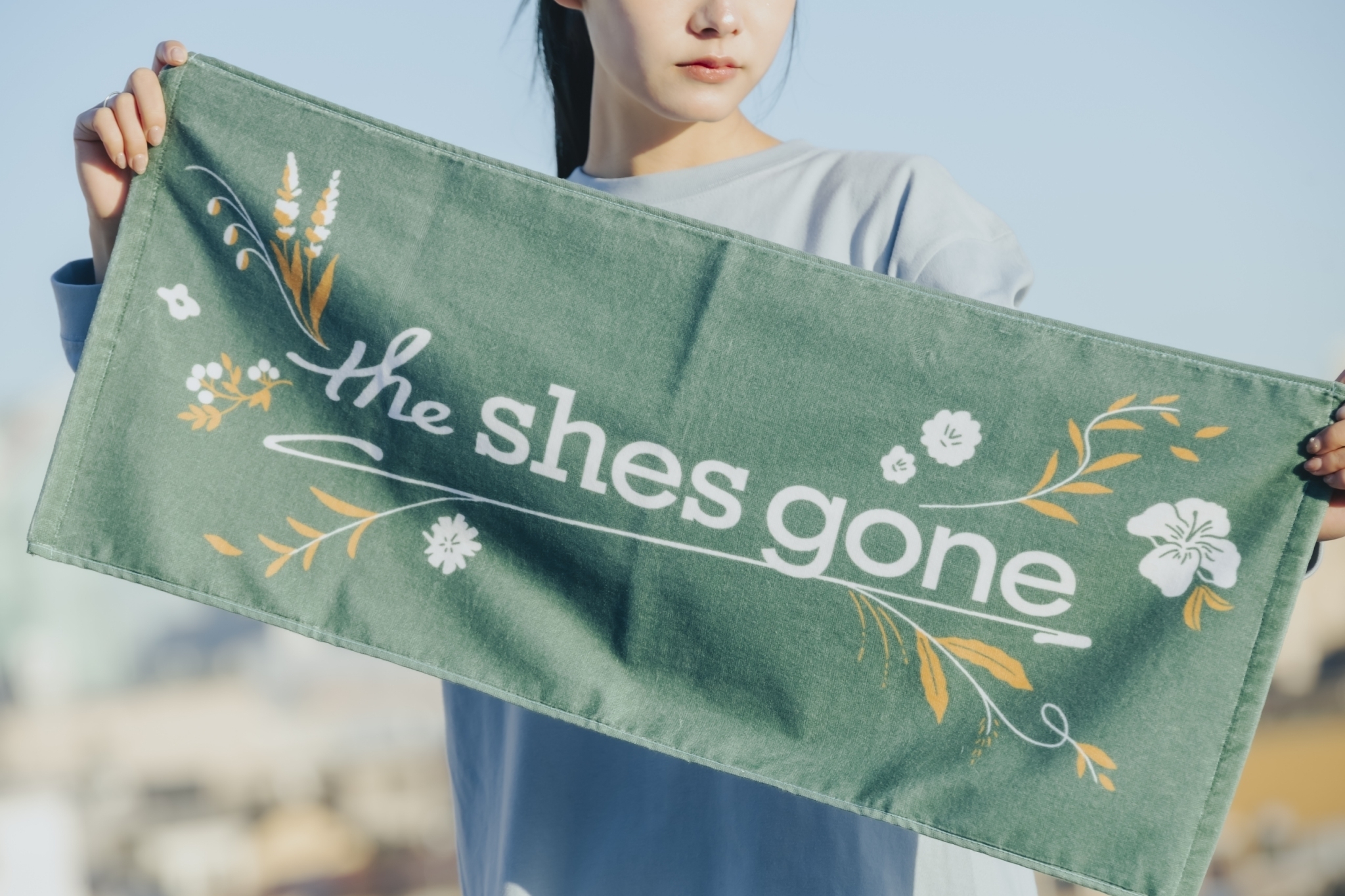 NEW flower TOWEL(アルパイングリーン) | the shes gone | UKFC ONLINE