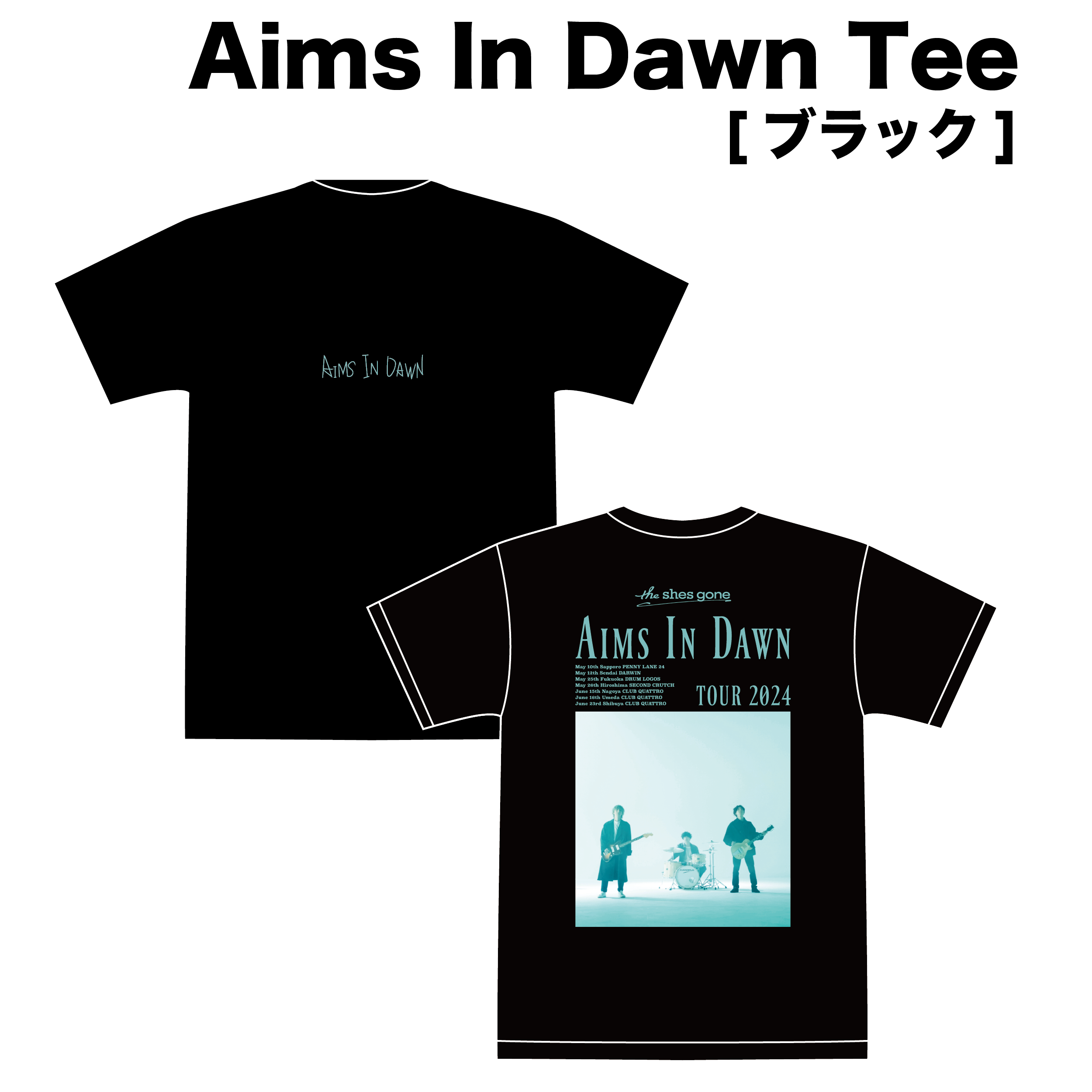 Aims In Dawn Tee(ブラック)