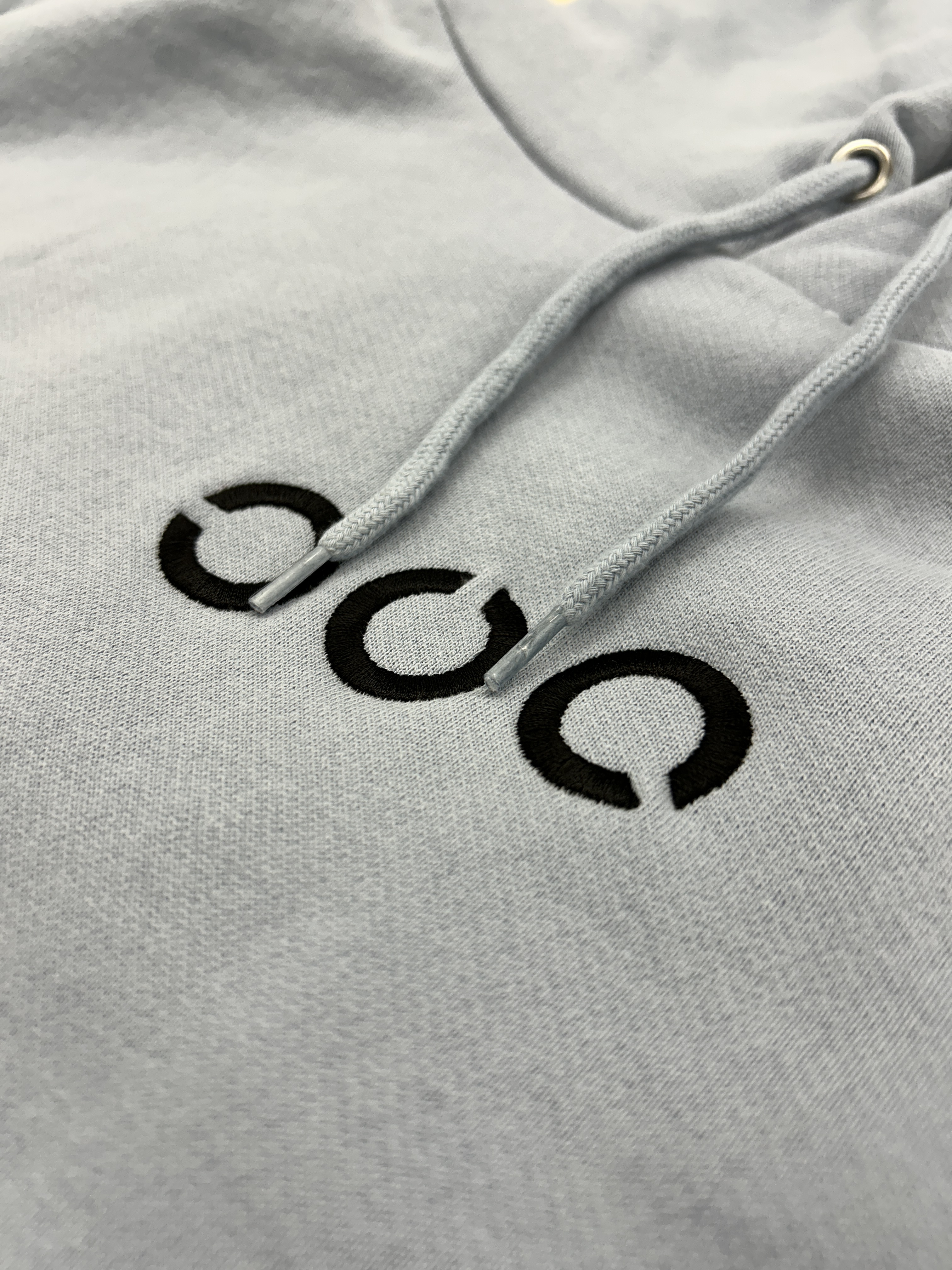 EYE TEST Hoodie (acid blue / ash)