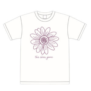 AGAIN flower Tee(White)