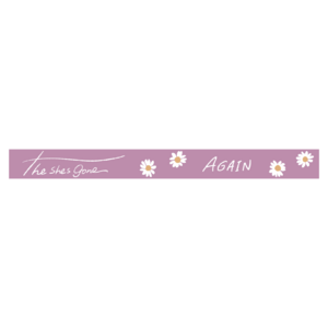 AGAIN flower RUBBER BAND(Dusty pink)