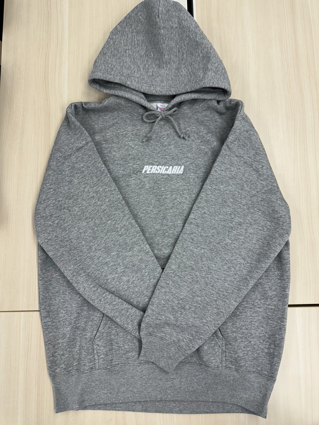 刺繍パーカ 第二弾（ヘザーグレー / 裏起毛）