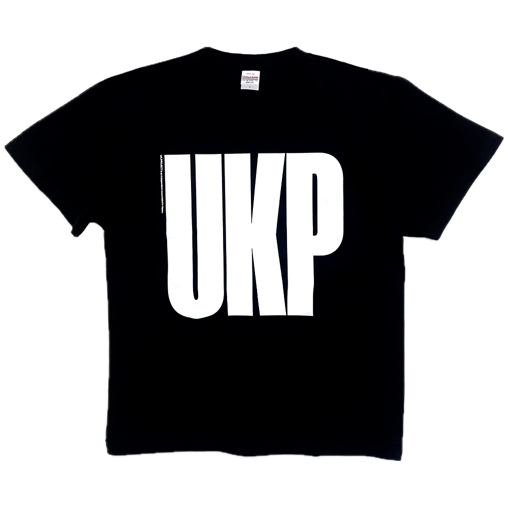 【受注販売】UKP ロゴTシャツ (ブラック)