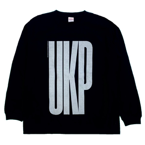 【受注販売】UKP ロゴ ロングTシャツ (ブラック)