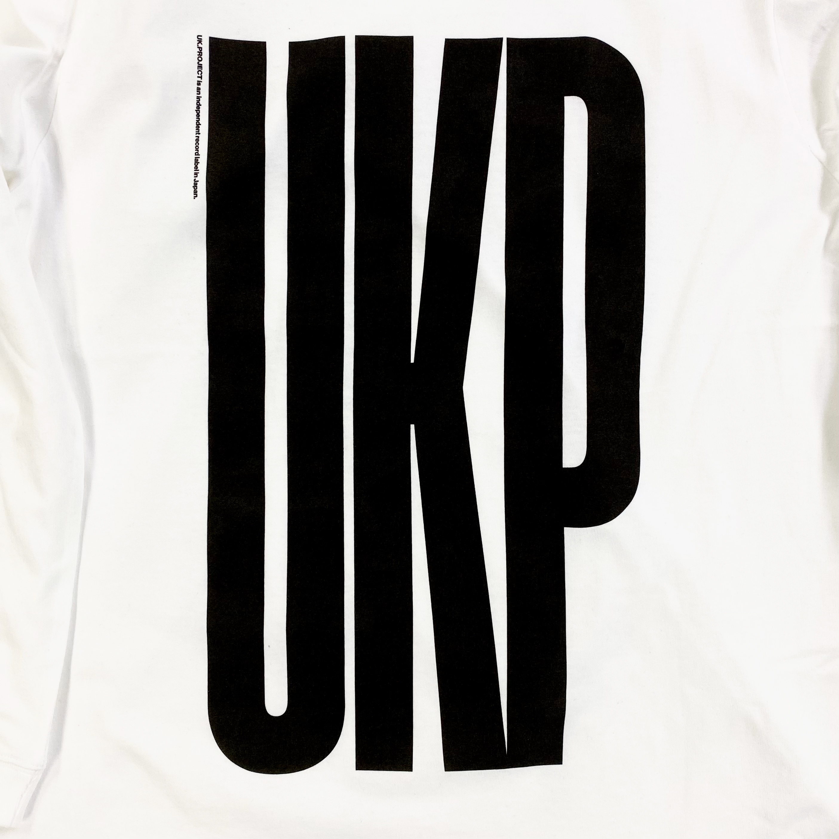 【受注販売】UKP ロゴ ロングTシャツ (ホワイト)