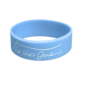 flower logo RUBBER BAND(ペイルブルー)