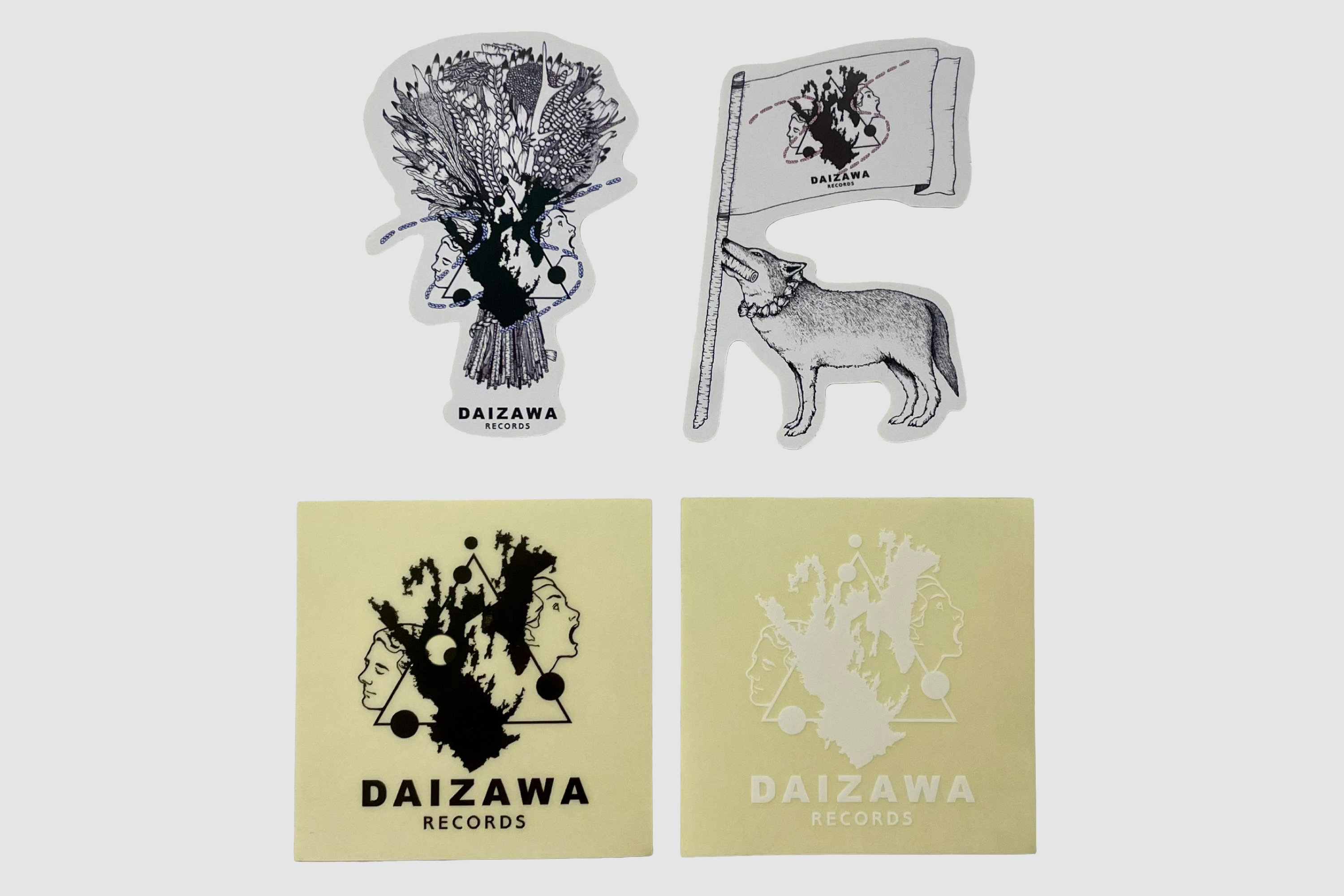 DAIZAWA RECORDS Sticker Set