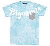 煩悩がちょっと浄化されたTシャツ(ポケット付き)(ブルー)