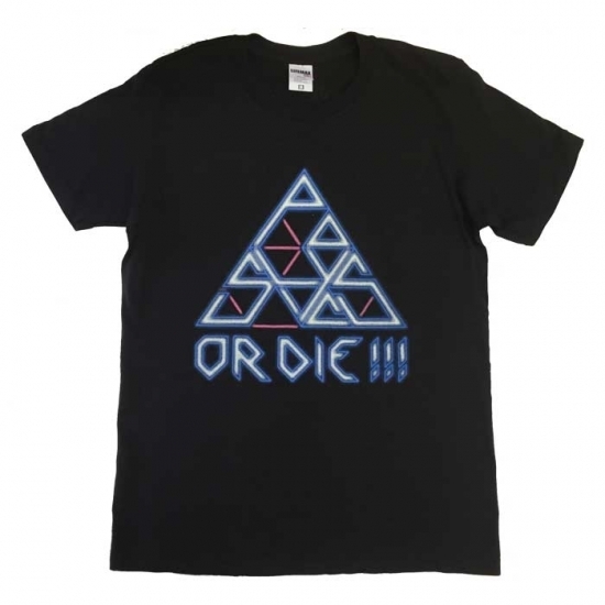 ジオメトリックTシャツ(ブラック)