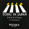 TOISU IN JAPAN FESTIVAL Tシャツ(ブラック)