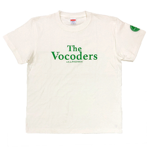 【The Vocoders】カフェロゴTシャツ(バニラホワイト)