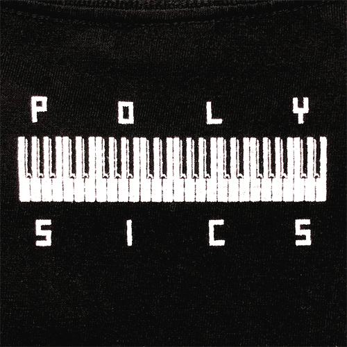 SynthesizerロゴTシャツ(ブラック)