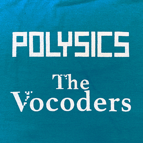 【POLYSICS/The Vocoders】その後の扇風機少女Tシャツ(ターコイズ)