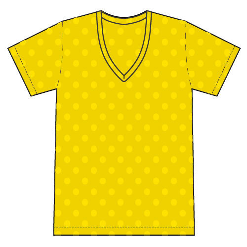 ノブＶ Tシャツ(ゴールド)　