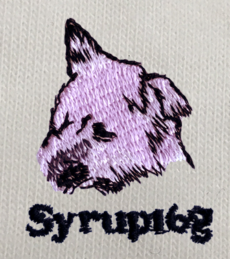 COPYワンポイント刺繍Tシャツ」(白) | syrup16g | UKFC ONLINE SHOP