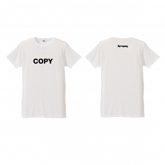 COPYロゴTシャツ」(白) | syrup16g | UKFC ONLINE SHOP