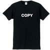 「COPYロゴTシャツ」(黒)