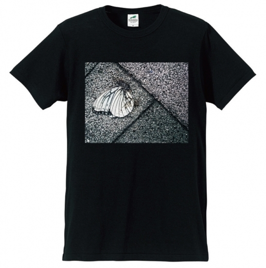 「delaidbackジャケットTシャツ」(黒)