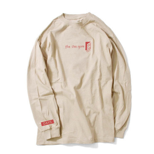 DAYS Long Sleeve T-shirt(サンドベージュ)