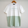 【ONLINE LIMITED】BI-COLOR TEE (GREEN/GRAY)