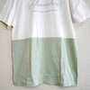 【ONLINE LIMITED】BI-COLOR TEE (GREEN/GRAY)