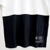 【SPECIAL PRICE】BI-COLOR TEE (BLACK/BEIGE)
