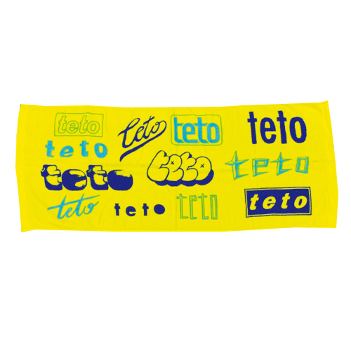 teto Towel ver.5(フェイス / イエロー)