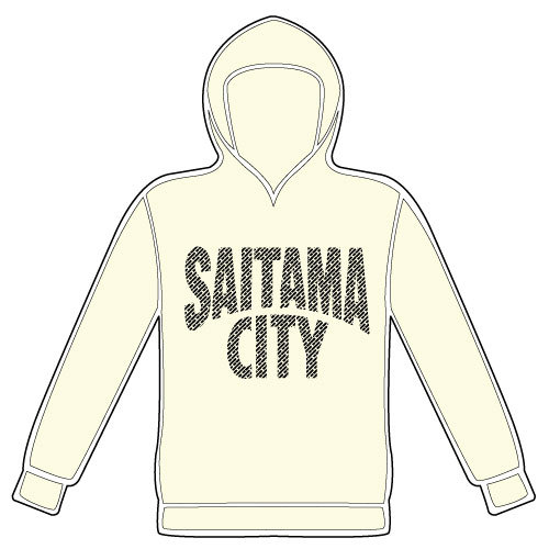 SAITAMA CITYプルオーバーパーカー(オフホワイト)