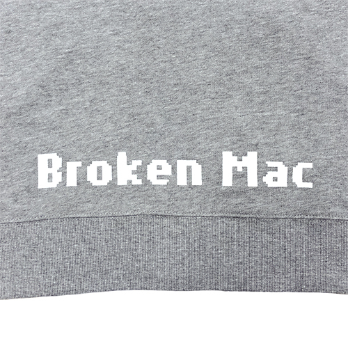 Broken Macパーカ(グレー)